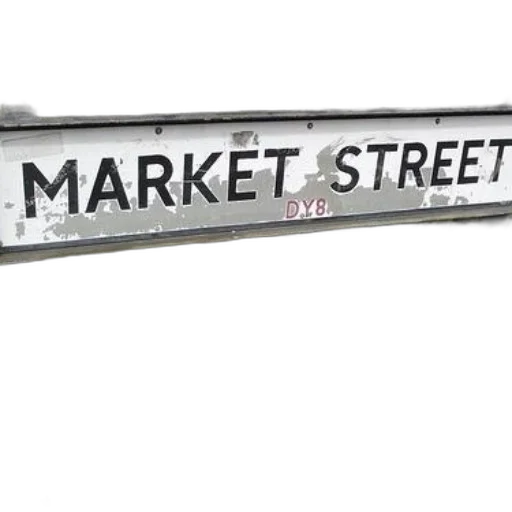 city street, weathered, street, sign transparent PNG cut-out