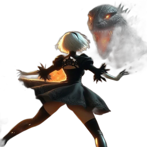 dragon, creature, mask, robot transparent PNG cut-out