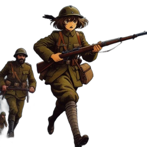 weapon, hat, concept art, anime transparent PNG cut-out