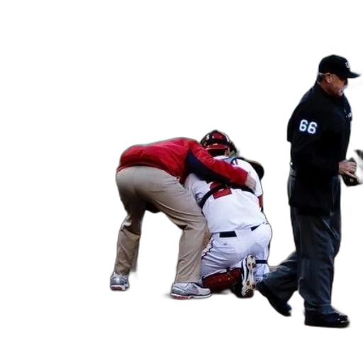 staff, baseball, player, red transparent PNG cut-out