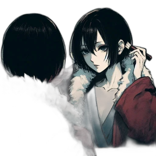 mask, jacket, face, weapon transparent PNG cut-out