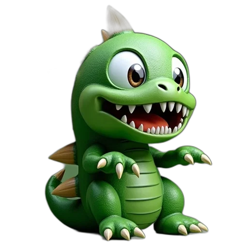 dragon, creature, animal, staff transparent PNG cut-out