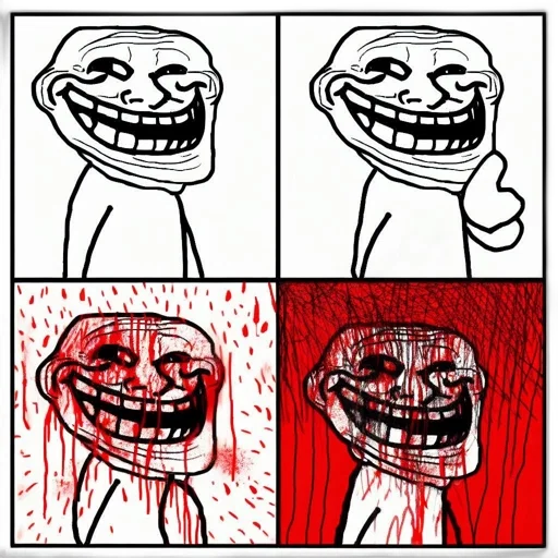 4-panel, comic, sequence, features transparent PNG cut-out
