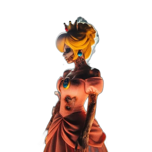 mask, crown, staff, dress transparent PNG cut-out