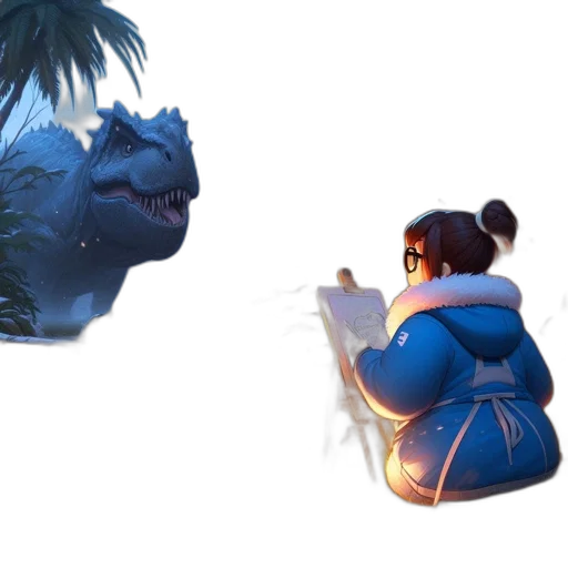 dragon, creature, animal, concept art transparent PNG cut-out