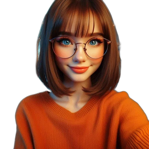 face, hair, robot, creature transparent PNG cut-out