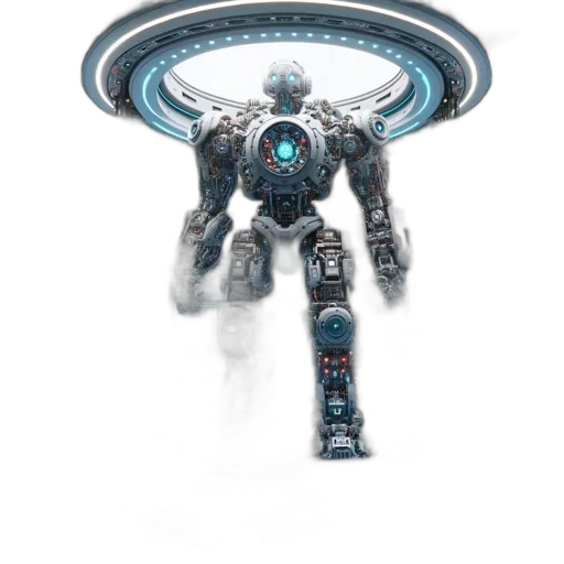 robot, weapon, jewelry, creature transparent PNG cut-out