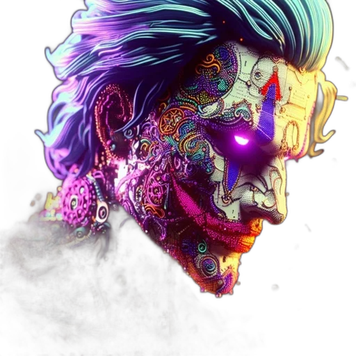 mask, face, creature, crown transparent PNG cut-out