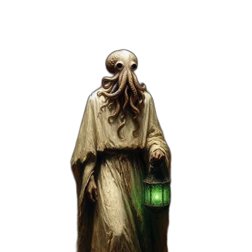 mask, creature, staff, face transparent PNG cut-out