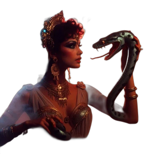 crown, jewelry, dragon, staff transparent PNG cut-out