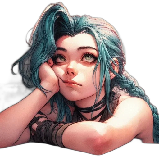 face, hair, fantasy art, concept art transparent PNG cut-out