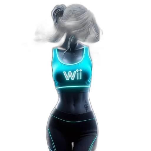 dress, concept art, pixel art, vaporwave transparent PNG cut-out