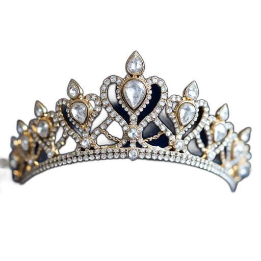 crown, jewelry, hat, close-up transparent PNG cut-out