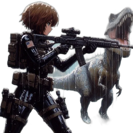 weapon, animal, creature, staff transparent PNG cut-out