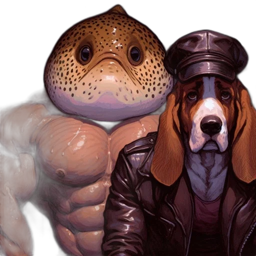 concept art, photorealistic, comic book art, cyberpunk transparent PNG cut-out