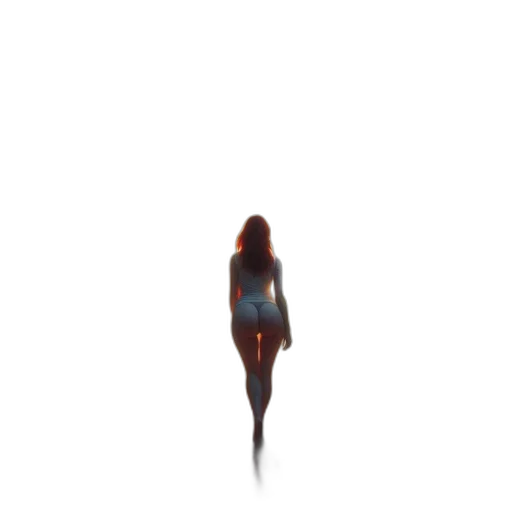 hair, creature, staff, face transparent PNG cut-out