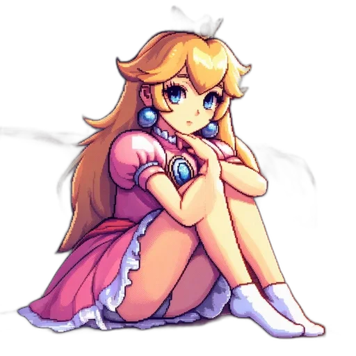 dress, crown, staff, robot transparent PNG cut-out