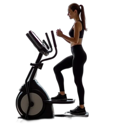 robot, elliptical, trainer, multi transparent PNG cut-out