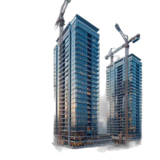 building, 3d render, concept art, photorealistic transparent PNG cut-out
