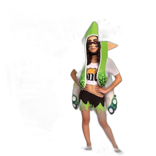 staff, dress, creature, hat transparent PNG cut-out