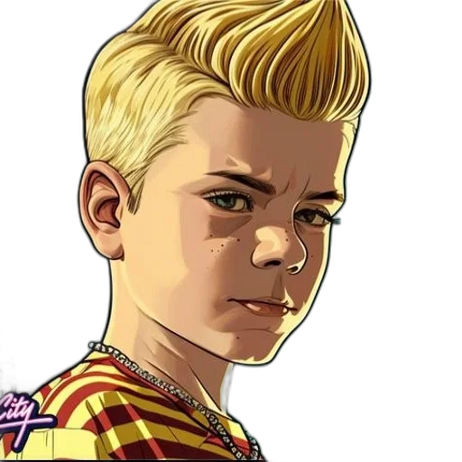 face, comic book art, cartoon, concept art transparent PNG cut-out