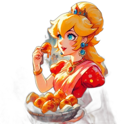 food, crown, dress, jewelry transparent PNG cut-out