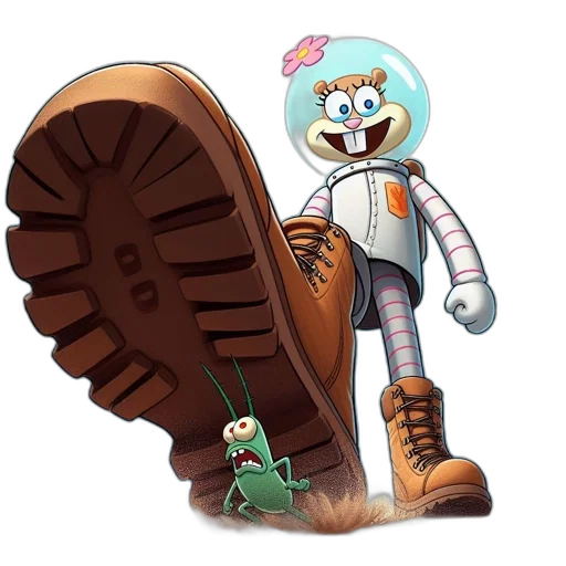 robot, weapon, creature, staff transparent PNG cut-out