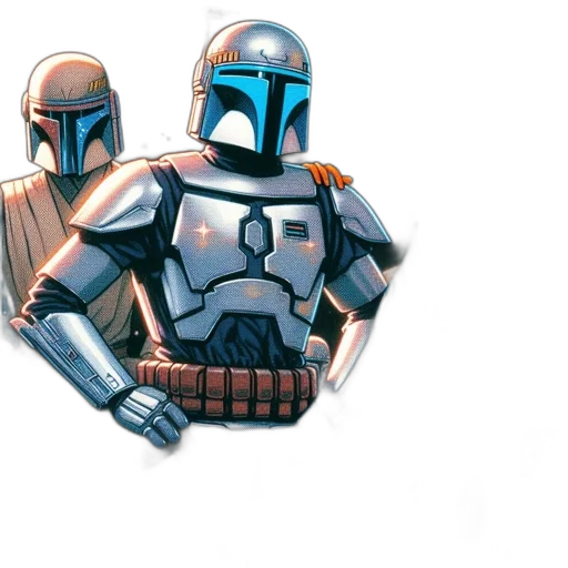 robot, concept art, comic book art, pixel art transparent PNG cut-out