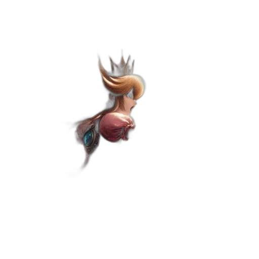 crown, hair, dragon, creature transparent PNG cut-out