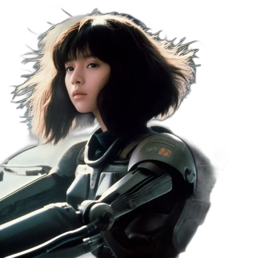 robot, cyberpunk, concept art, photorealistic transparent PNG cut-out