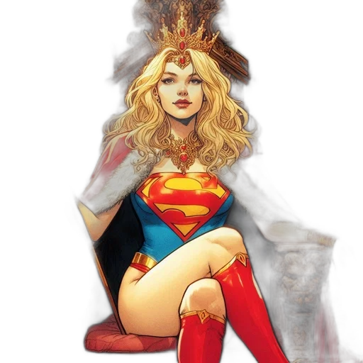 crown, comic book art, concept art, fantasy art transparent PNG cut-out