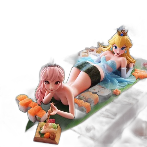 food, 3d render, concept art, fantasy art transparent PNG cut-out