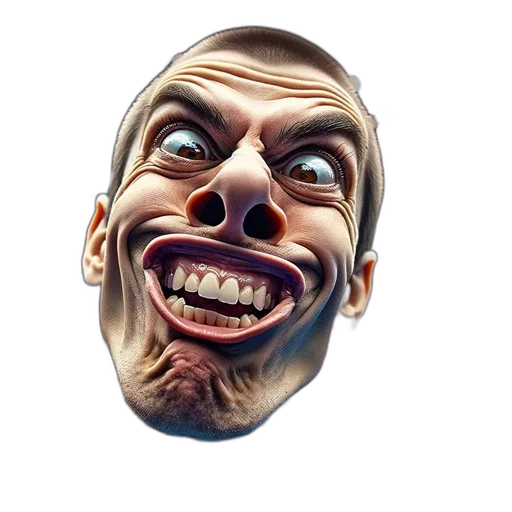 face, creature, mask, animal transparent PNG cut-out