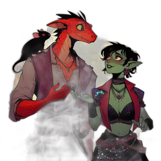 dragon, staff, mask, concept art transparent PNG cut-out