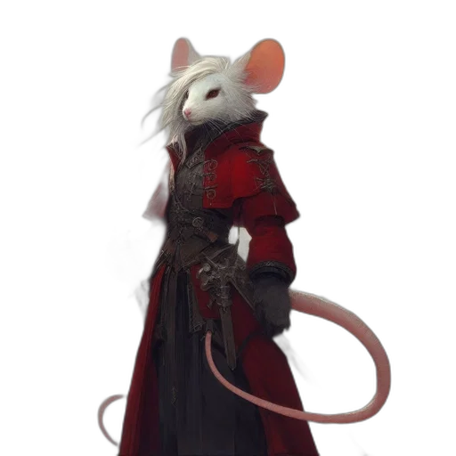staff, animal, jacket, weapon transparent PNG cut-out