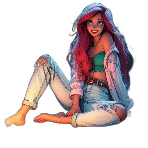 jacket, dress, face, fantasy art transparent PNG cut-out