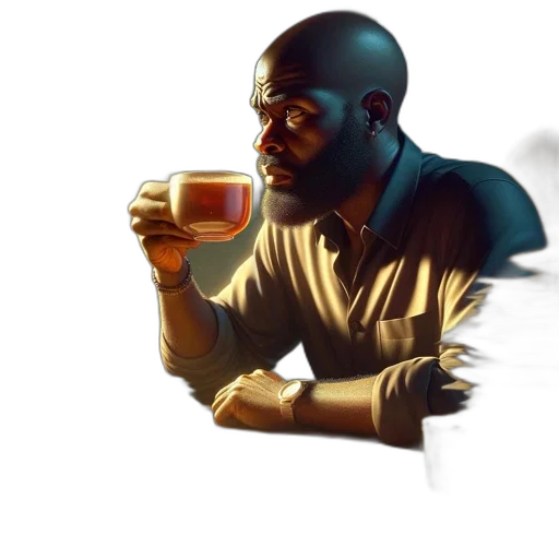 concept art, comic book art, fantasy art, photorealistic transparent PNG cut-out