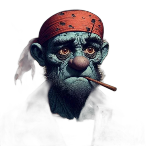 face, staff, mask, animal transparent PNG cut-out