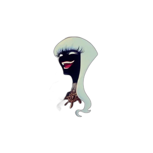 creature, mask, staff, hat transparent PNG cut-out
