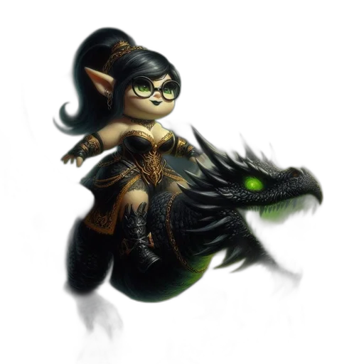 dragon, creature, weapon, staff transparent PNG cut-out