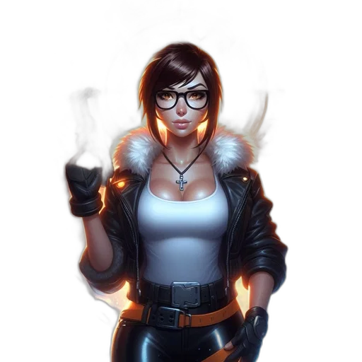 staff, weapon, jacket, concept art transparent PNG cut-out