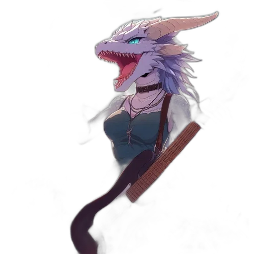 dragon, staff, creature, sword transparent PNG cut-out