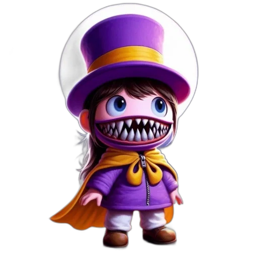 hat, staff, creature, mask transparent PNG cut-out