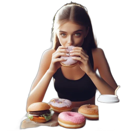 food, dress, jewelry, photorealistic transparent PNG cut-out