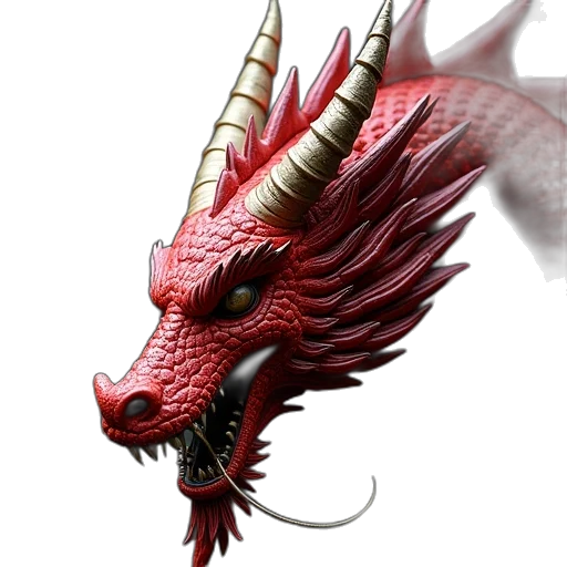 dragon, staff, animal, creature transparent PNG cut-out