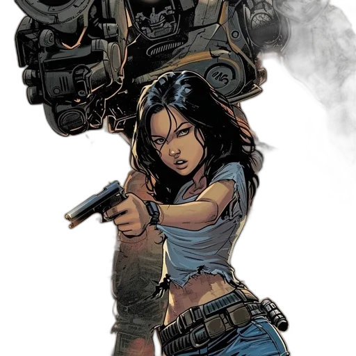weapon, comic book art, concept art, fantasy art transparent PNG cut-out