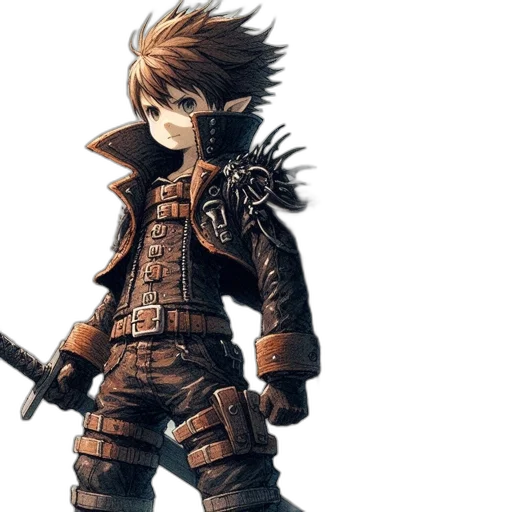 weapon, concept art, fantasy art, pixel art transparent PNG cut-out