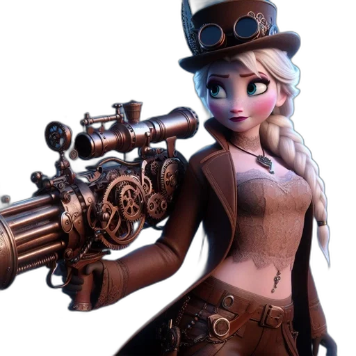weapon, staff, concept art, 3d render transparent PNG cut-out