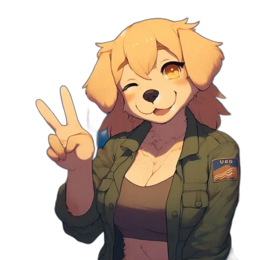 jacket, staff, animal, pixel art transparent PNG cut-out