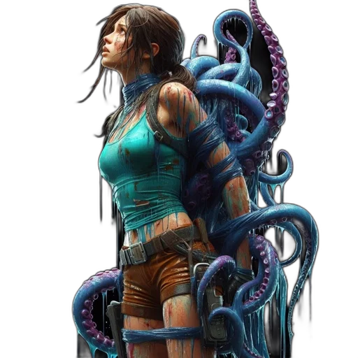 creature, concept art, fantasy art, comic book art transparent PNG cut-out